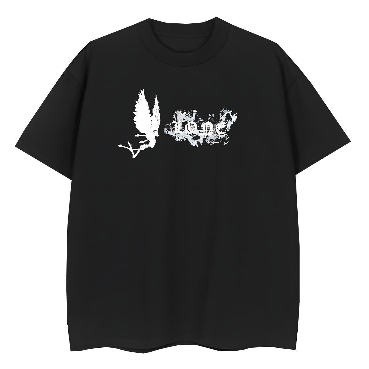 Fashion New Men Tees Butterfly Outdoor 100% Cotton 230g Clothings Crew Neck Breathable Wholesale Man T Shirts Graphic