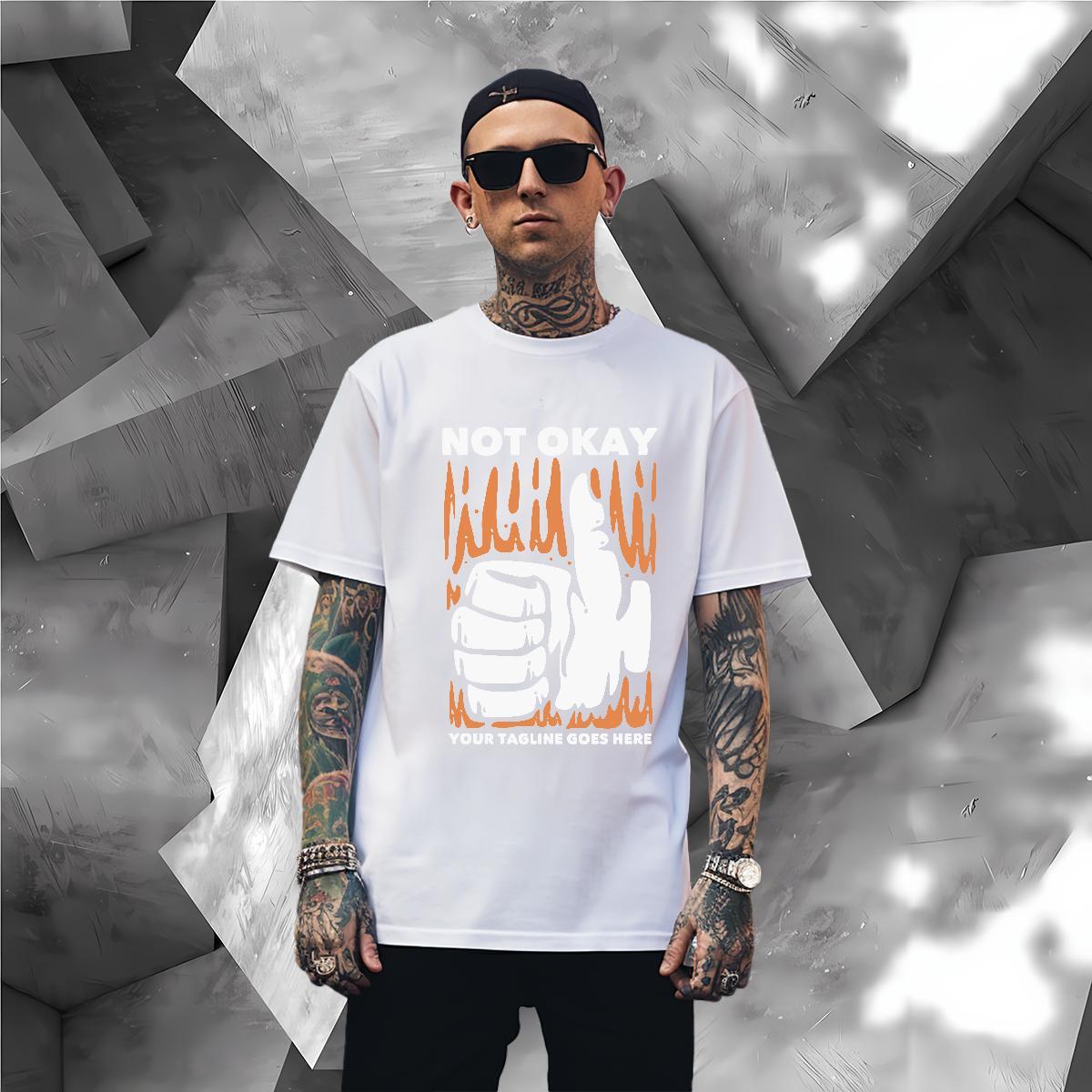 Brand good T shirt Hip Hop Men Tops Tees 230g Cotton New Arrival Crew Neck Customized Print Clothings