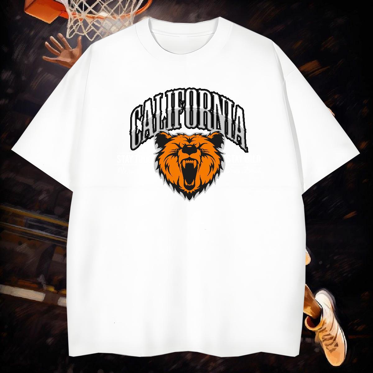 Designer Fashion Couples T Shirts animal Beach 230g Pure Cotton Tees Shirts O Neck Short Sleeves Brand T-Shirts for Men DIY