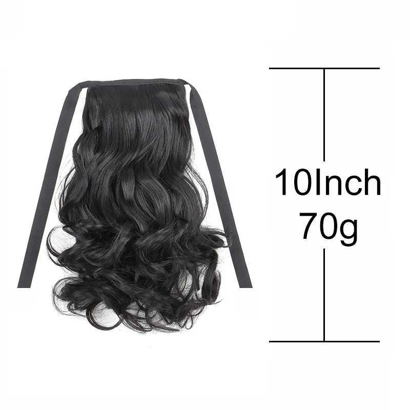 Synthetic short curly wig ponytail 10 inch drawstring clip in ponytail hair extension cute female hair clip W240817
