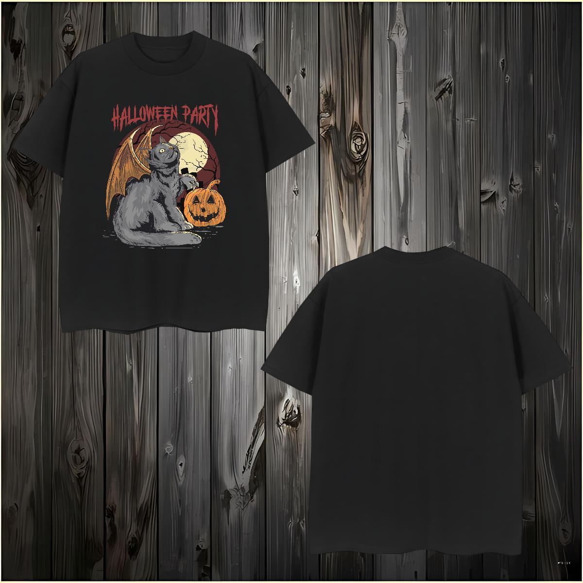 Fashion Design Tshirt for Man Woman pumpkin Street 230g Pure Cotton Tops Breathable Short Sleeve High Quality T-Shirts for Men Plus Size Cartoon