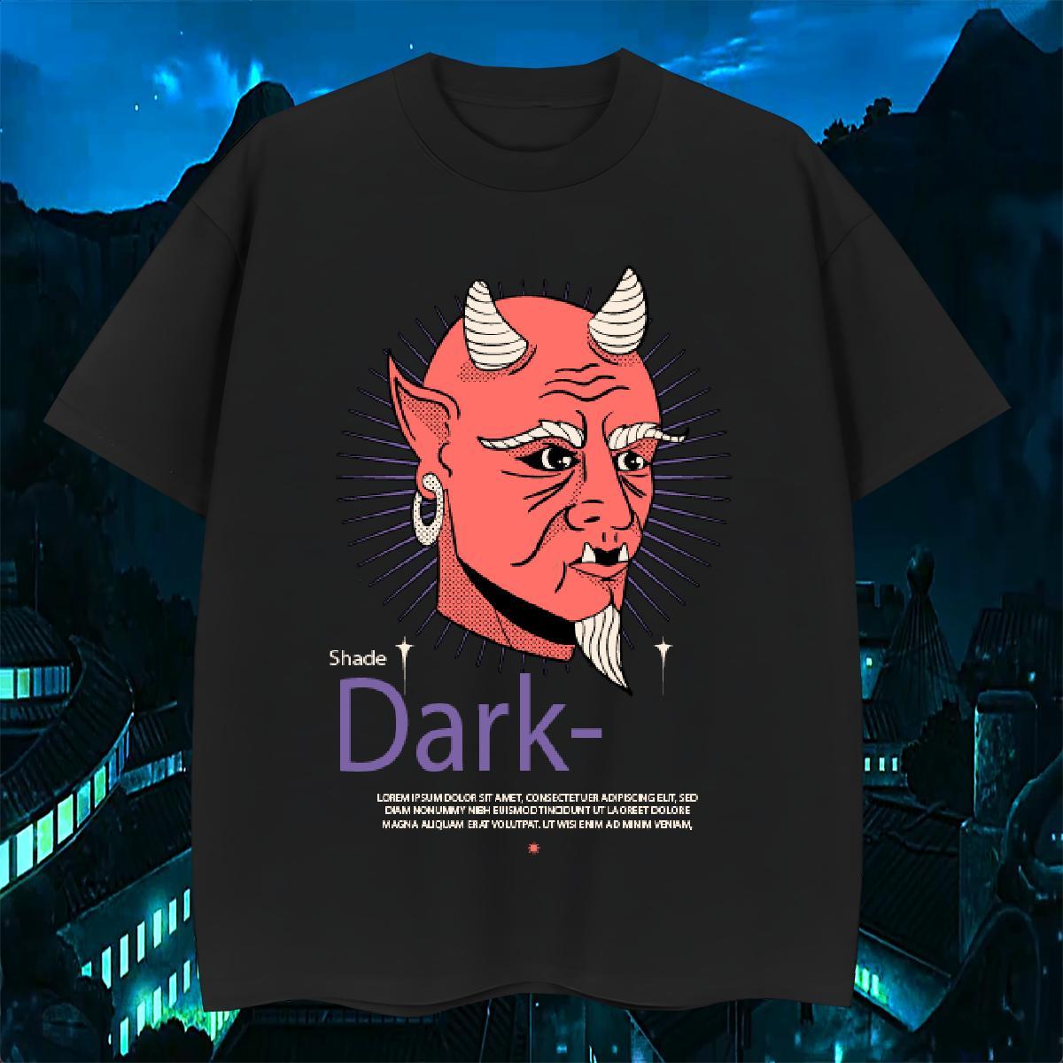 Wholesale Western style 100% Cotton 230g Men Tshirts Street Casual Pure Cotton T-Shirts for Men New Arrival Cartoon Printing L-4XL Wear