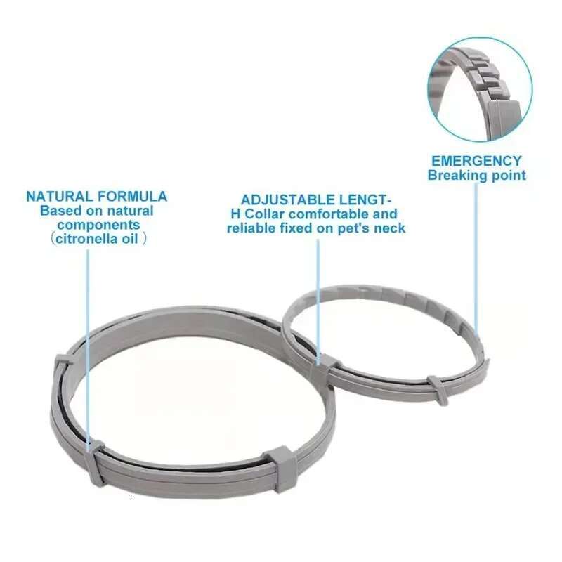 Anti Flea And Tick Collars,Pet 8Month Protection Adjustable Collar For Large Dog Puppy Cat, Dogs Accessories