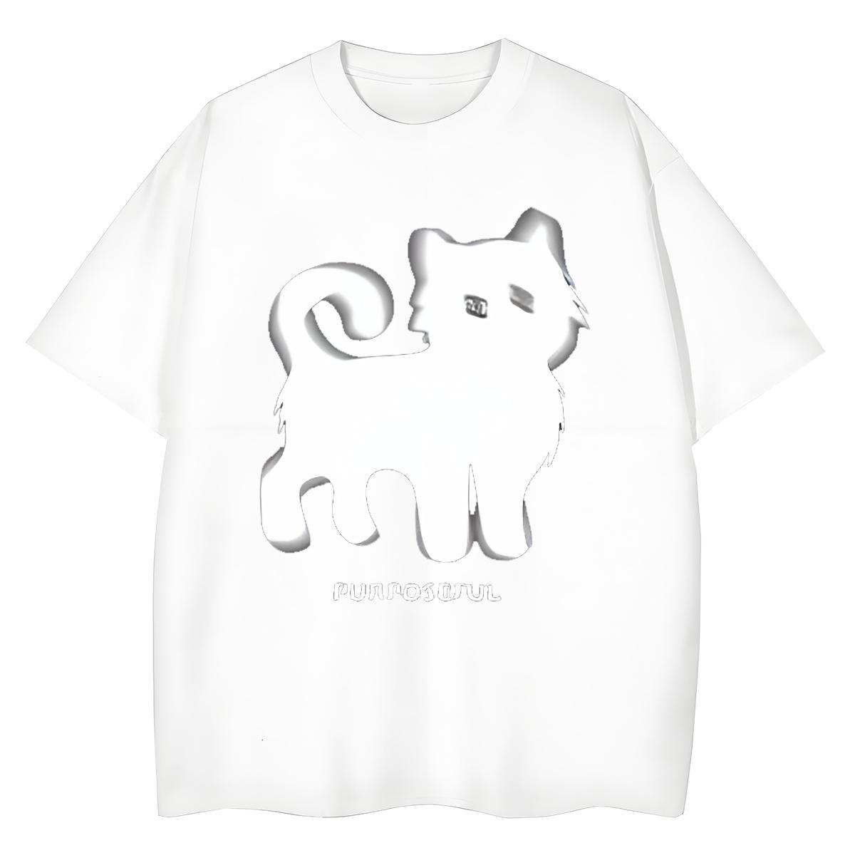 Custom Womens Tshirts Casual Beach Breathable Clothes Designer Nice 100% Cotton 230g cute Cartoon Anime T shirt