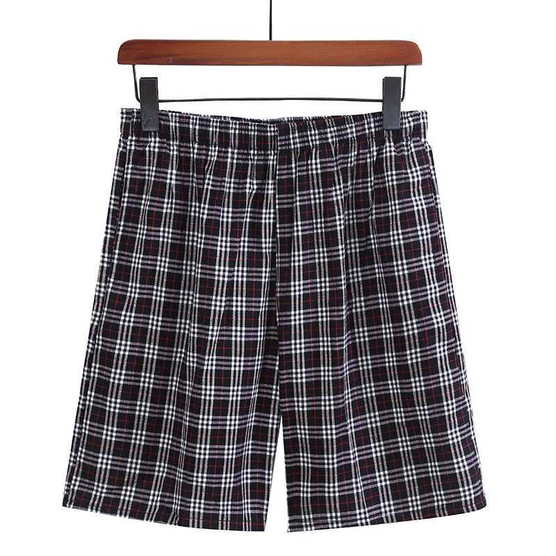 100% pure cotton mens underwear boxing shorts mens casual pajamas plain loose comfortable pajamasW240719