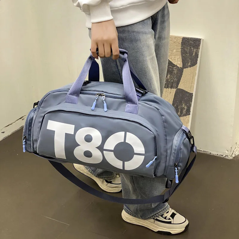 Fitness Bag Multi-functional Dry Wet Separation Travel Independent Shoe Position Sports Training Backpack Shoulder 240819