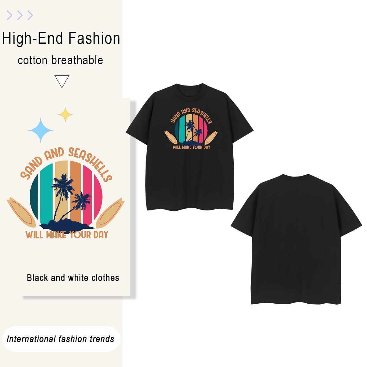Loose Fit skateboarding 100% Cotton 230g Couples T Shirts Spring Summer Breathable Crew Neck Man T Shirts Designer Fashion Customized Polos