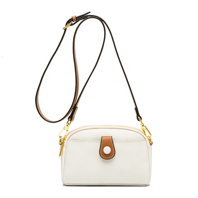 Genuine leather new mobile phone fashion versatile small women's single shoulder crossbody bag