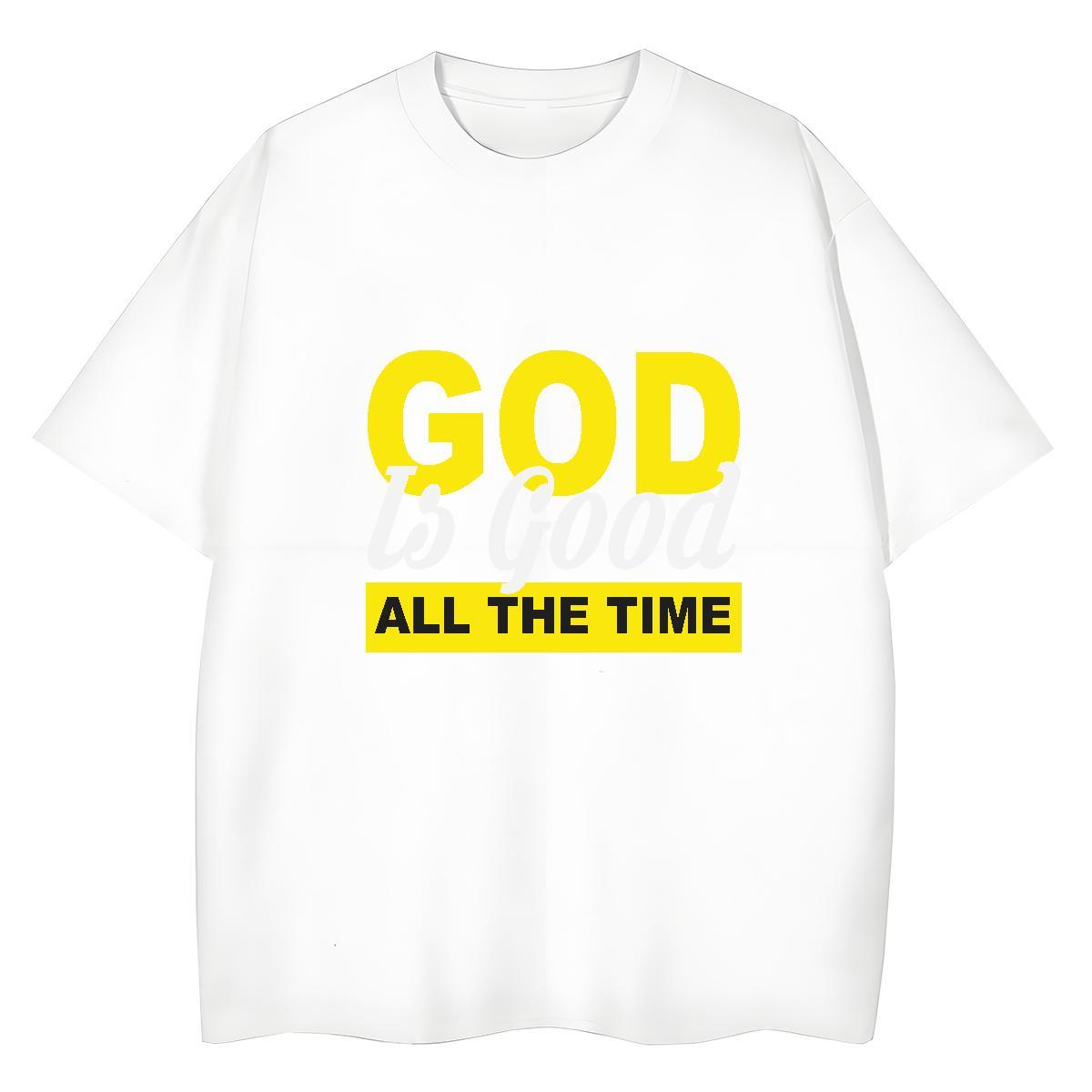 Wholesale Tshirt for Man Woman Daily Outfit 230g 100% Cotton Custom Anime Breathable Short Sleeve god T shirt Stylist Wear