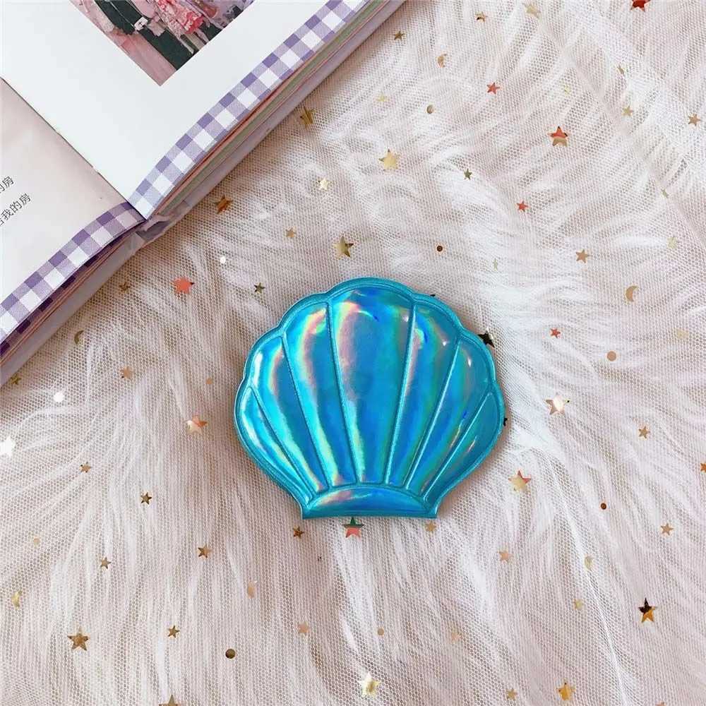 Sea Shell Makeup Mirro Portable Travel Double-sided Dressing Compact Mirror Vanity Mirror Girls Women Pocket Cosmetic Mirrors Y240819