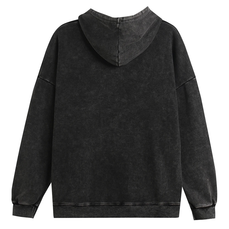 Unisex Cotton Hoodies Men Women Vintage Washed Sweatshirts Hip Hop Streetwear Harajuku Y2k Oversized Pullover Retro Long Sleeve 240819