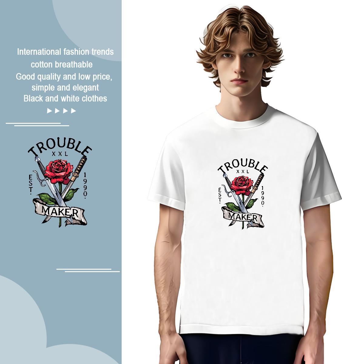 T Shirts Men 230g 100% Cotton rapier Casual Breathable Short Sleeve Black Oversized Men Tees Fashion High Quality Polos