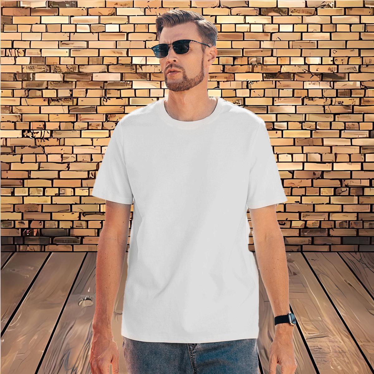 Popular letter 230g Cotton Men Tees Beach Pure Cotton T shirt Custom Custom Big Size Tshirts