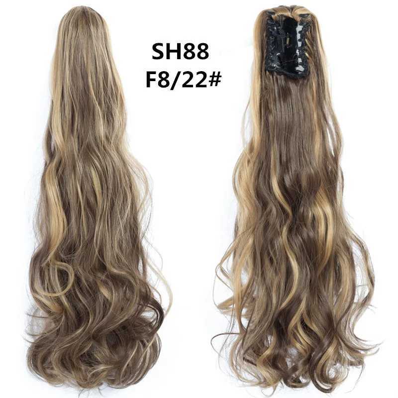 Natural beauty high-temperature silk with ponytail European and American tiger mouth chemical fiber braided ponytail W240817