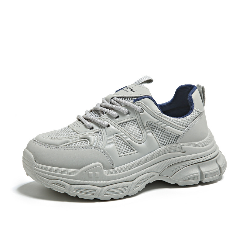 Ddmysports Dad S Women Shoes New Spring And Autumn Korean Version Breathable Mesh Surface Thick Sole White Casual Running Sports OUTDOOR