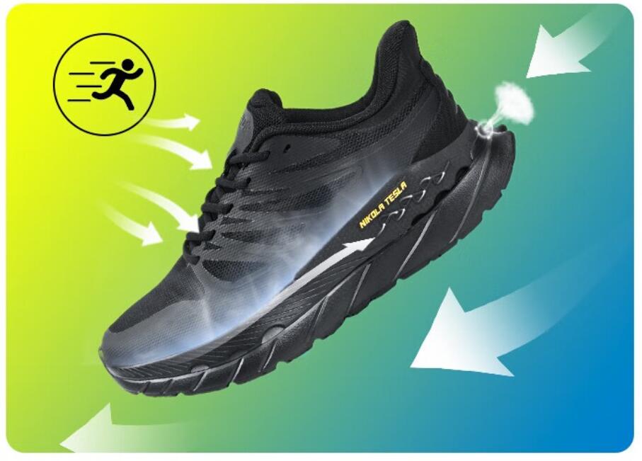 JNDO 2305 Whale Fly 2.0 Running Shoes For Men Women Designer Platform Sneakers Mesh Leather Sneaker Black White Lilac Orange Outdoor Sport Mens Traine