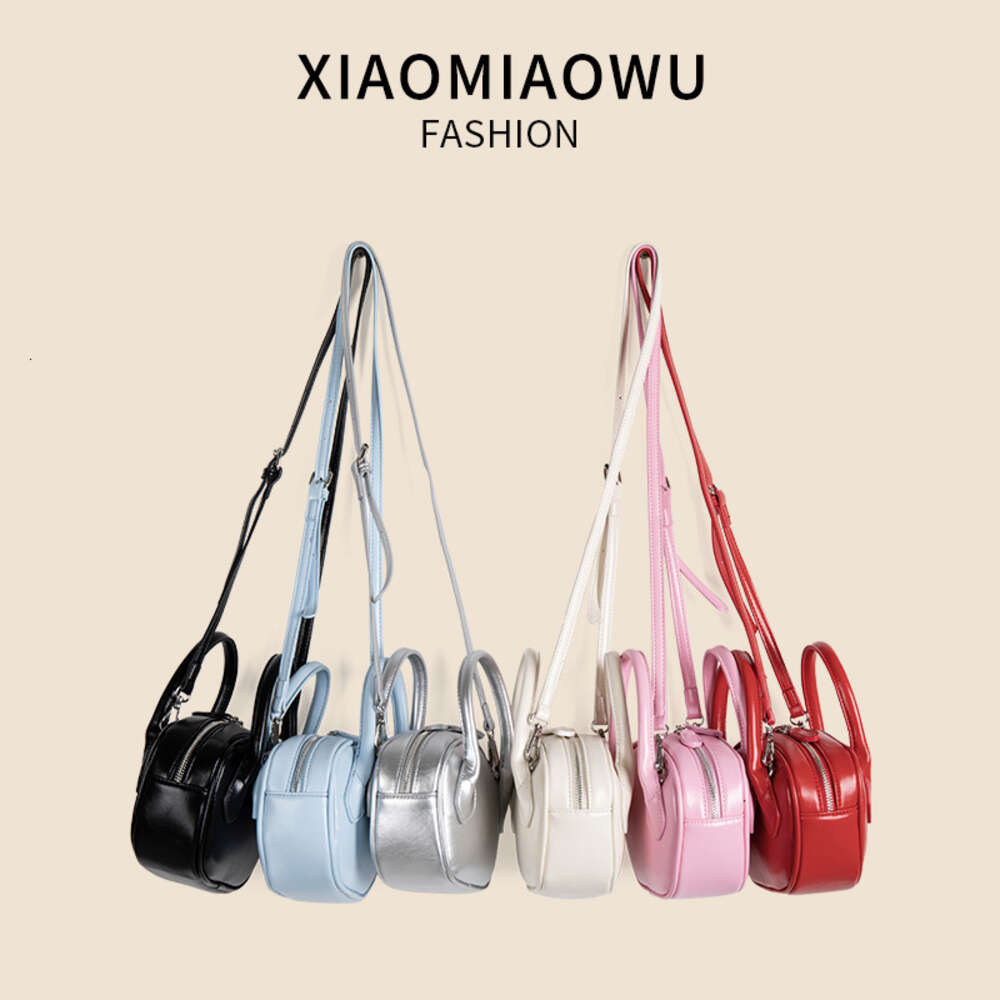 Fashion Korean version bowling bag, women's Boston Xia Xiaoxiang style, high-end and niche temperament, crossbody handbag