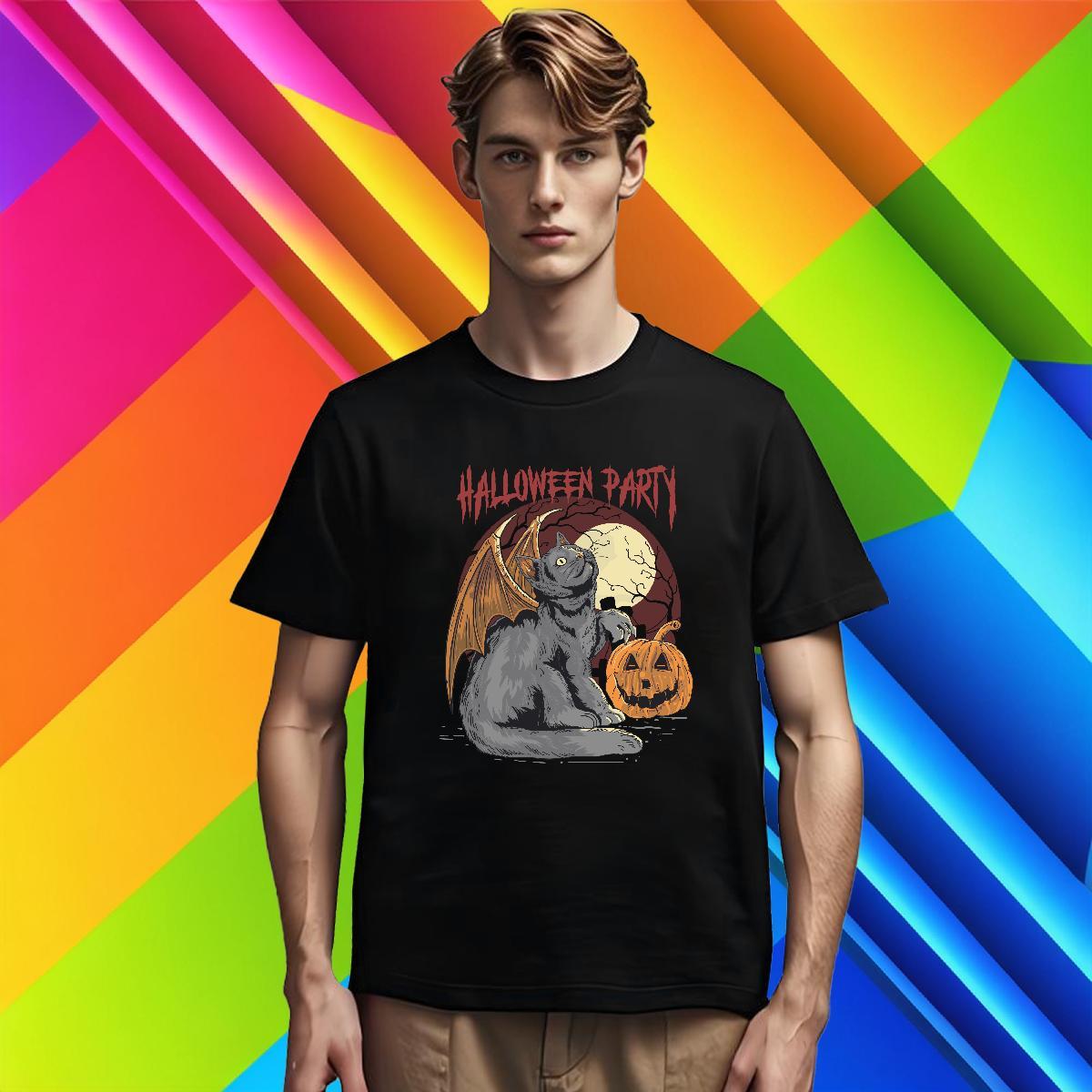 Casual New Mens Tshirts halloween High Street Hip Hop 230g 100% Cotton Tee Shirt Short Sleeve O-Neck TOP Quality T Shirt For Man Floral Print