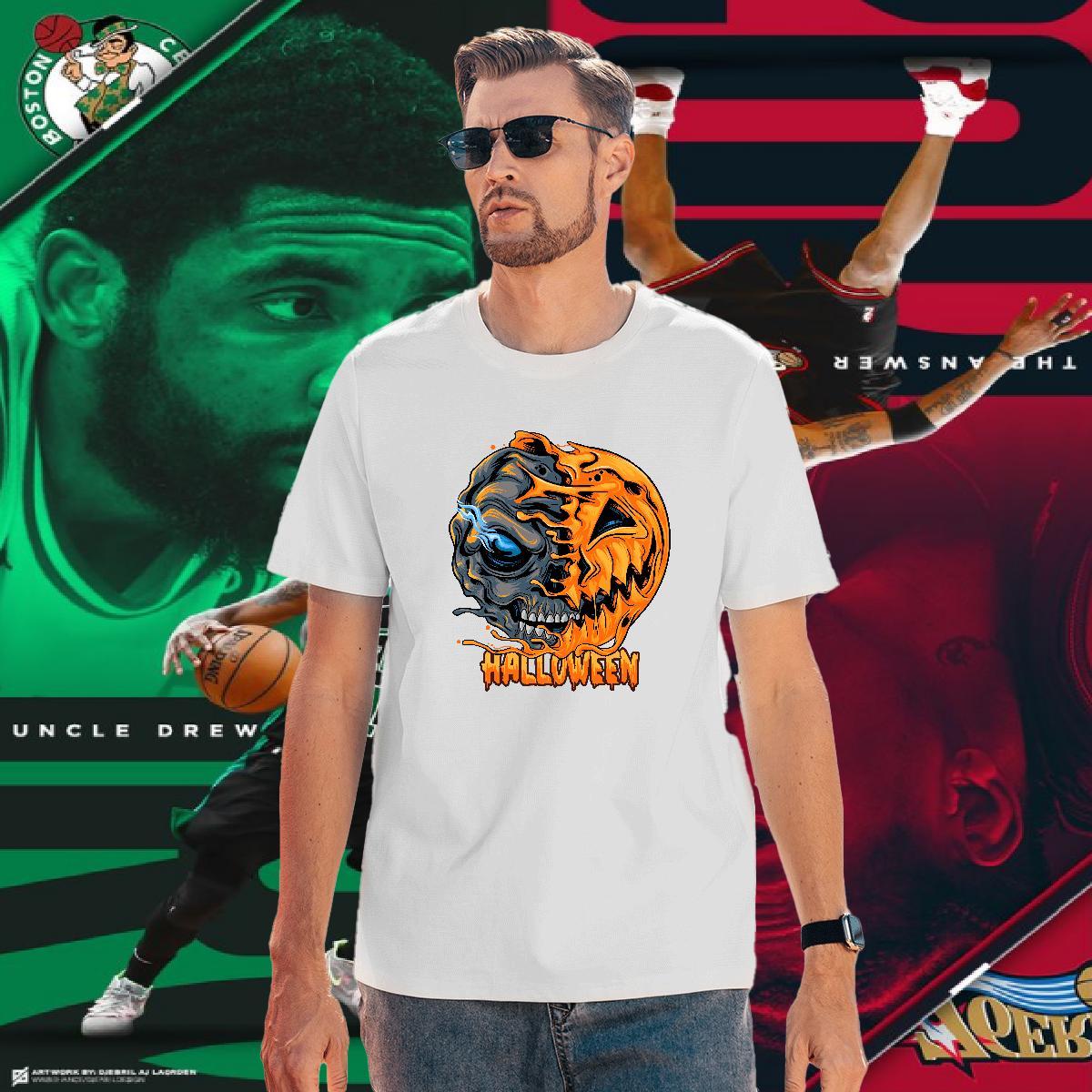 T-Shirts for Men 230g 100% Cotton pumpkin Hip Hop O Neck Short Sleeves Custom Print Oversized Couples T Shirts New Designer Loose Fit Clothings