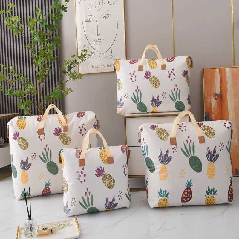 Quilt storage bag clothing finishing bag large-capacity quilt waterproof and moisture-proof moving bag packing bag CL240820