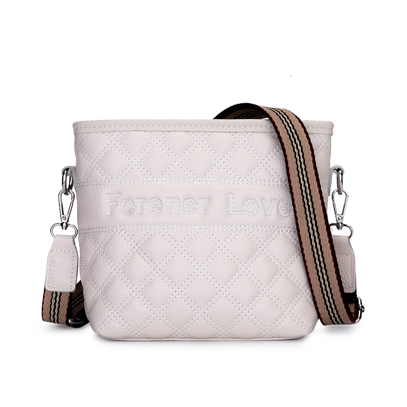 Top layer cowhide embroidered crossbody 2021 new trend shoulder for women leather tote bag