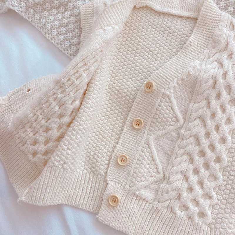 Baby Girls Boys Vest Sweater Cardigan Coat Spring Autumn Childrens Clothing Korean Kids Sleeveless Diamond Knitted Sweater VestXJ240819