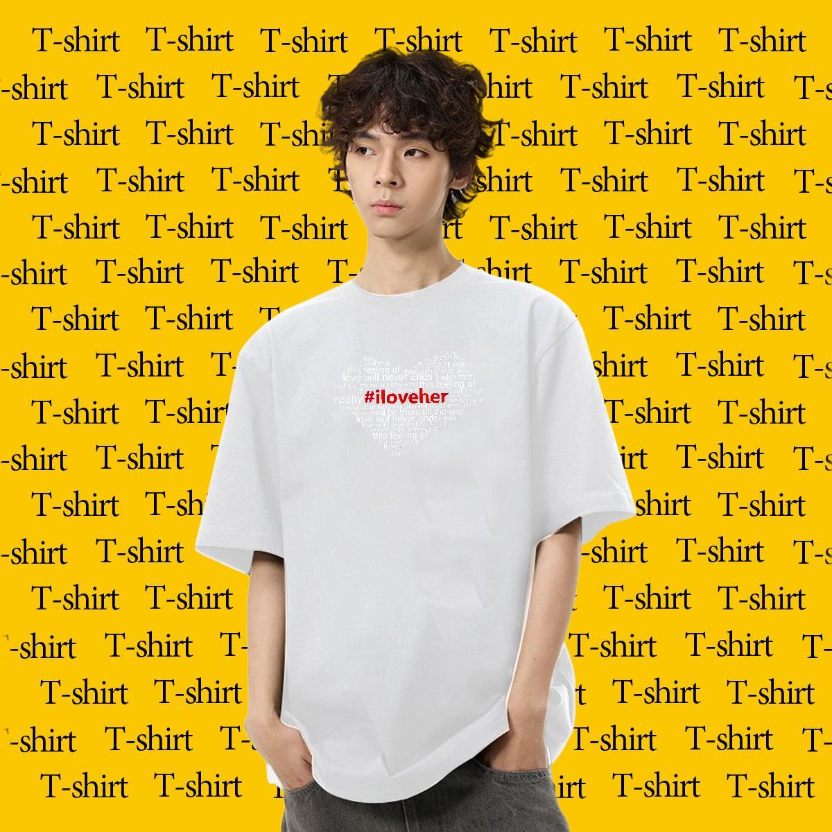 Cool Couples T Shirts Anime Printing Street 100% Cotton 230g Asian Size Breathable letter Men T Shirts 2024 Designer Clothes