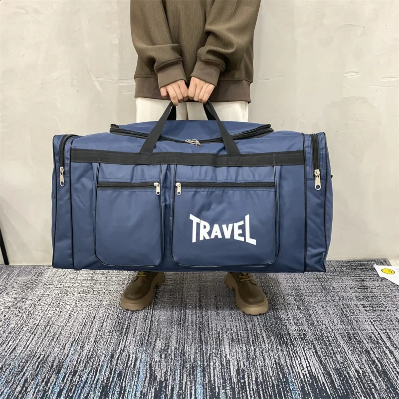 Travel Bag Foldable Large Capacity Waterproof Business Sports Handbags Wear-Resistant Portable Multifunction Duffel Bags luggage 240819