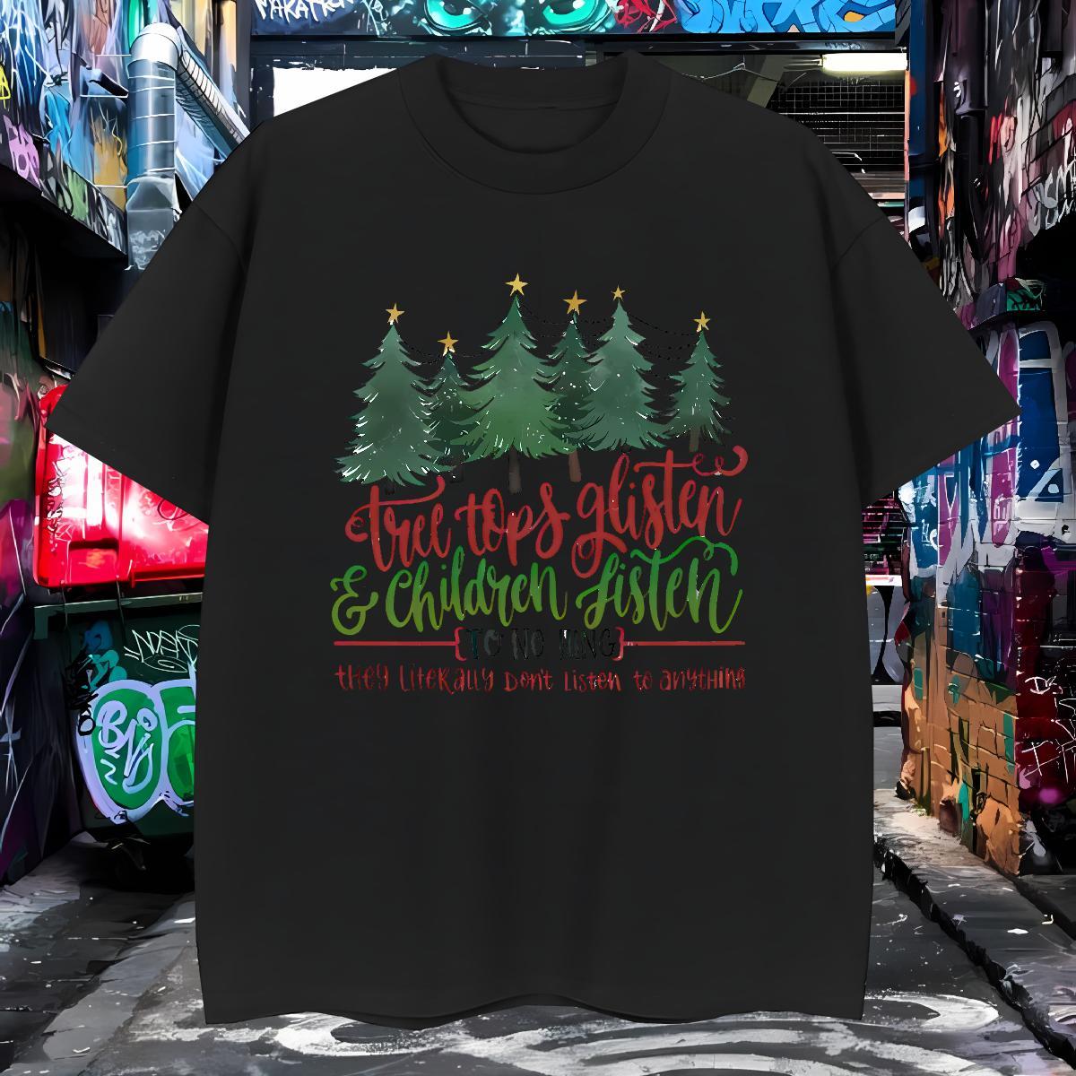 2024 Mens Tshirts tree Casual Beach 100% Cotton 230g Tee Shirt Breathable Crew Neck Loose T Shirt For Man Black Oversized