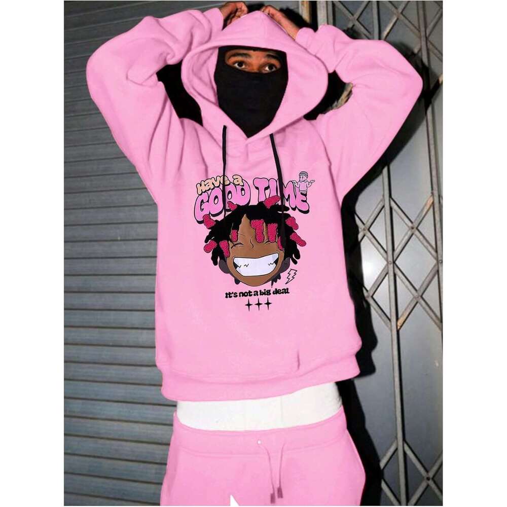 Hoodie for Mens Womens Graphic Drawstring Cartoon Letter Print Funny Hoodie Pullover Sweatshirt Hoodies sweatshirt pullover jacket Long sleeve