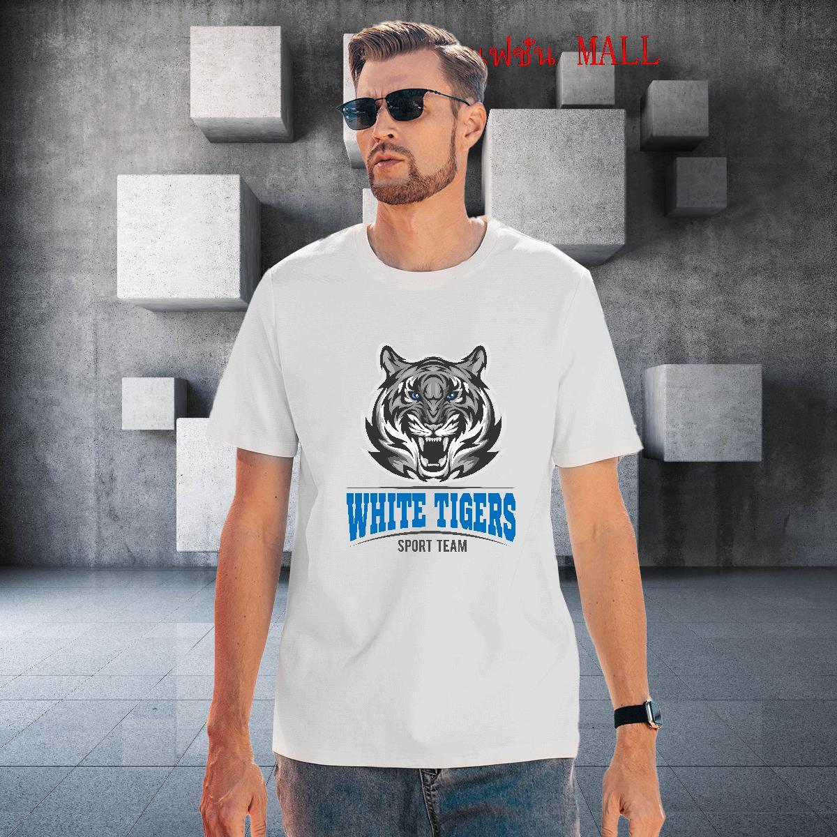 Soft T shirt tiger O-Neck Short Sleeve Summer Casual Anime 230g 100% Cotton Men Tops Tees Fashion New Polos