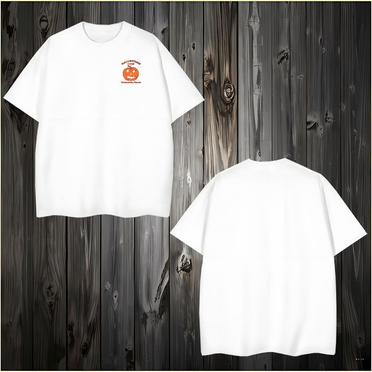 New Arrival Tshirt for Man Woman pumpkin Beach 230g 100% Cotton Wear Crew Neck Unisex T-Shirts for Men Custom Anime