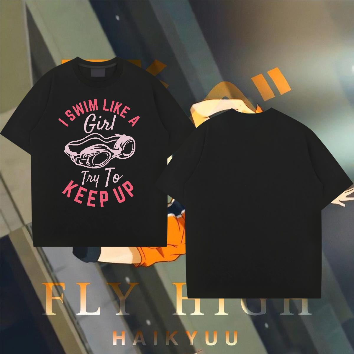 Popular monogram 100% Cotton 230g Mens Tshirts Street Breathable Short Sleeve T shirt 2024 New DIY Anime Clothes