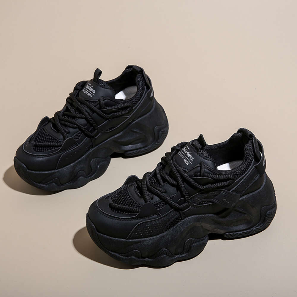 Ddmysports Instagram Korean Version New Dad For Female Students In The Summer Of Sports Running Leisure With Thick Soles And High Height Shoes FB OUTD