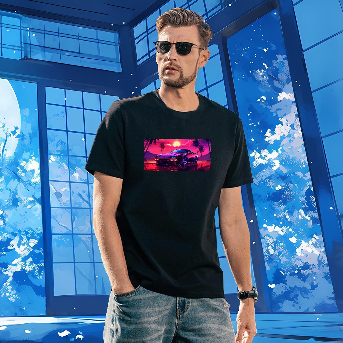 Classic car T shirt Daily Wear Tshirt for Man Woman 100% Cotton 230g New Designer Breathable Short Sleeve Oversized 3XL 4XL Tee Shirt