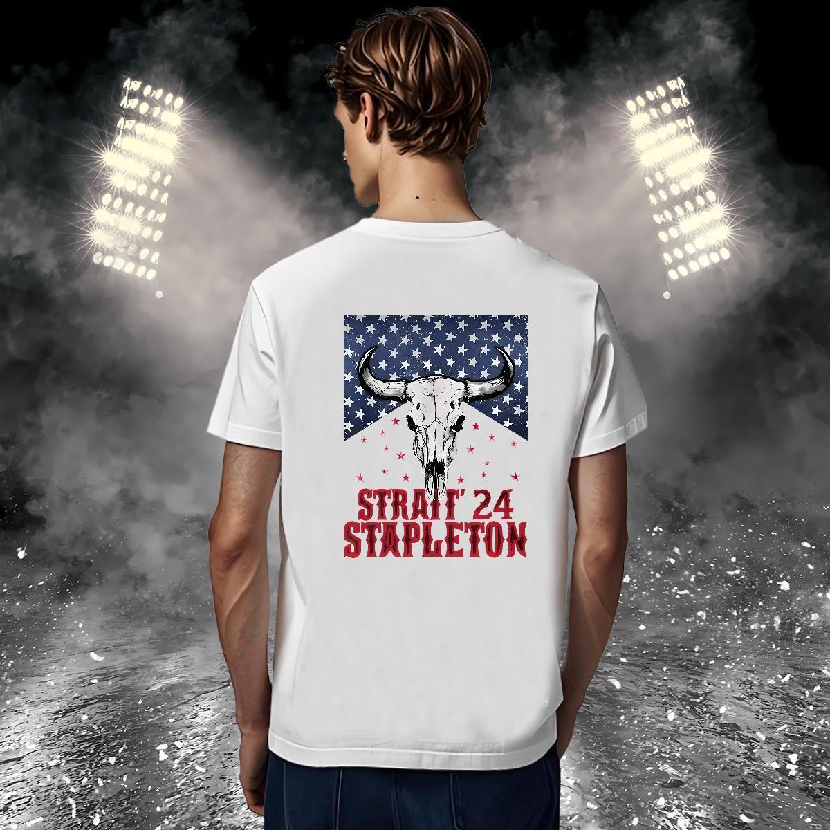 T-Shirts for Men 230g Cotton straif 24 stapleton Hip Hop Street Pure Cotton Oversized Couples T Shirts Classic Casual Brand Tshirts