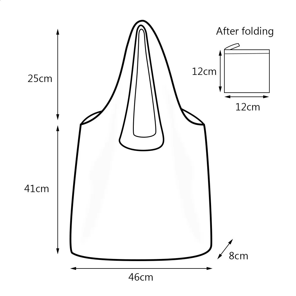 Reusable shopping bag Women Portable Foldable Tote Bag Eco Grocery Fashion Printing Large Capacity Handbags For Travel 240819