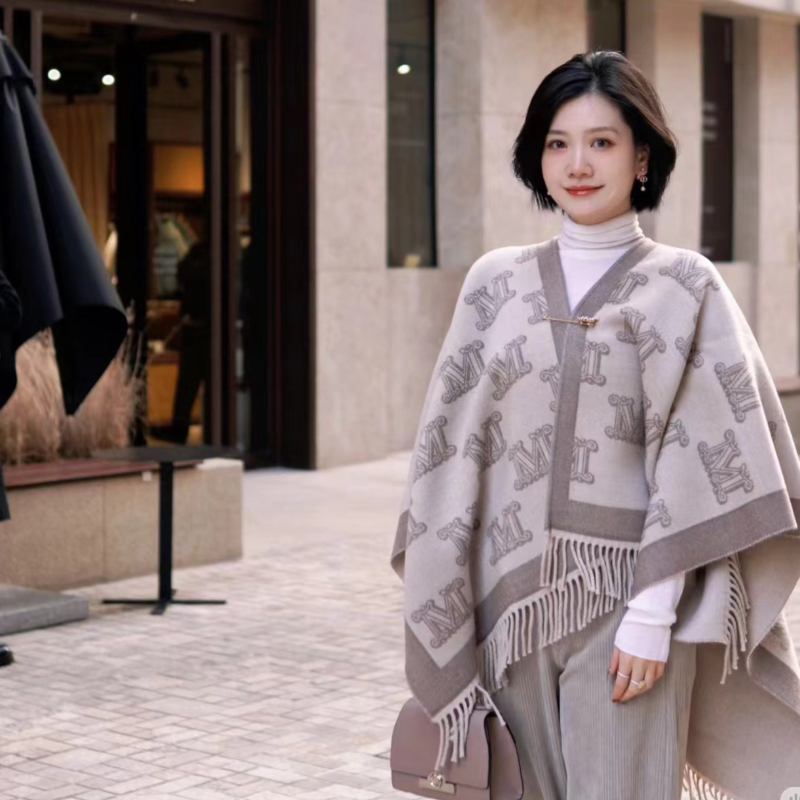160x140CM Double Sided Cloak Winter Big Cashmere Pashmina Dress Code For Noblewoman Poncho Blank