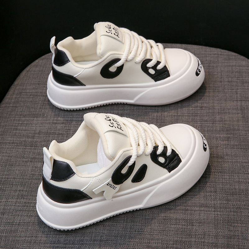 Ddmysports Little White Female Spring New Student Korean Edition Instagram Trendy Versatile Thick Sole Board Sports And Casual Shoes K OUTDOOR
