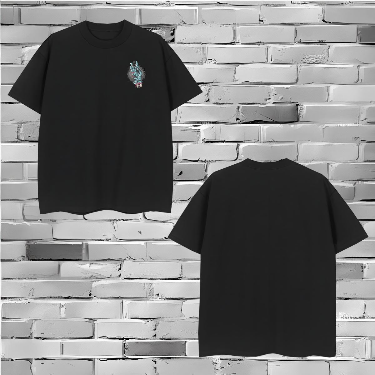 Casual New Tshirts Halloween Summer Casual 230g 100% Cotton Polos Short Sleeve Soft Loose Men T Shirts Custom Printed