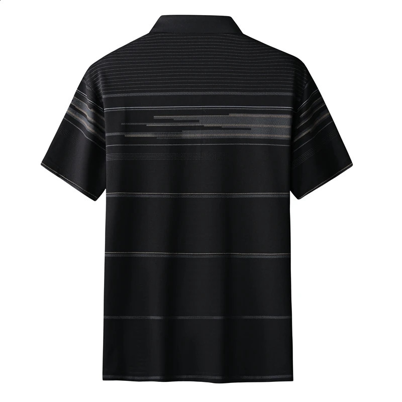 8XL 7XL 6XL Summer High End Breathable Polo Shirt Men Short Sleeve Lapel Mens Shirts With Pocket Casual chemise homme 240820
