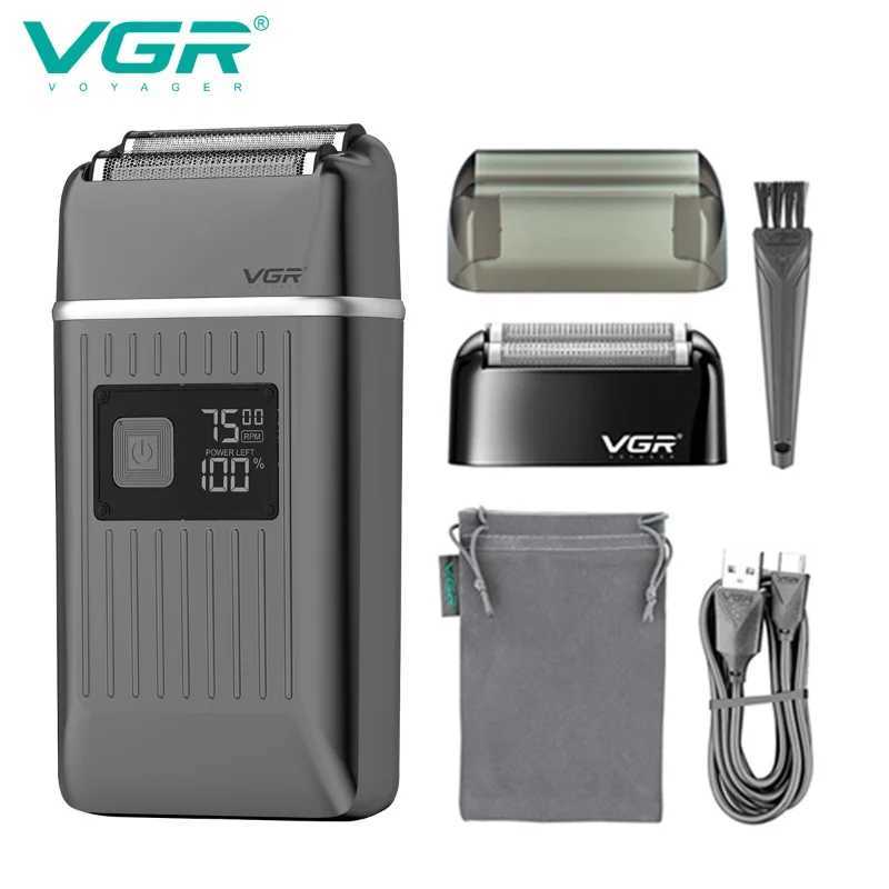 VGR multifunctional shaver electric shaver rechargeable mens shaver beard trimmer V-357 W240819