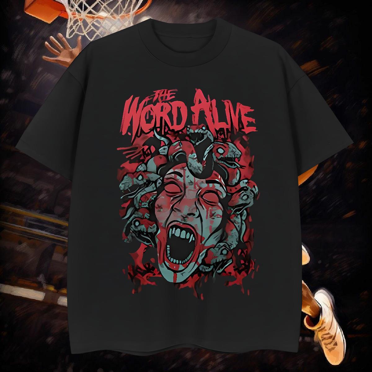 Men T Shirts 230g 100% Cotton scary Hip Hop O Neck Short Sleeves Skull Men Tshirts Customized Popular Polos