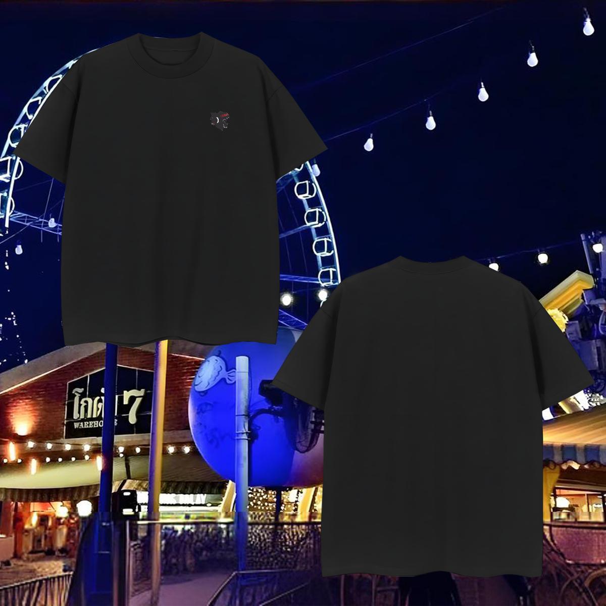 New Designer Men Tshirts cute Sport 230g Pure Cotton Polos Round Neck Short Sleeve Unisex Men T Shirts Customized Print