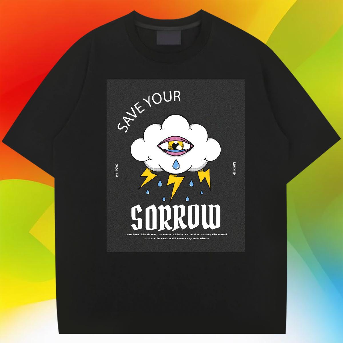 Popular Tshirt for Man Woman Summer Casual 100% Cotton 230g Anime Print Short Sleeve O-Neck watching T-Shirts 2024 New Tees Shirts