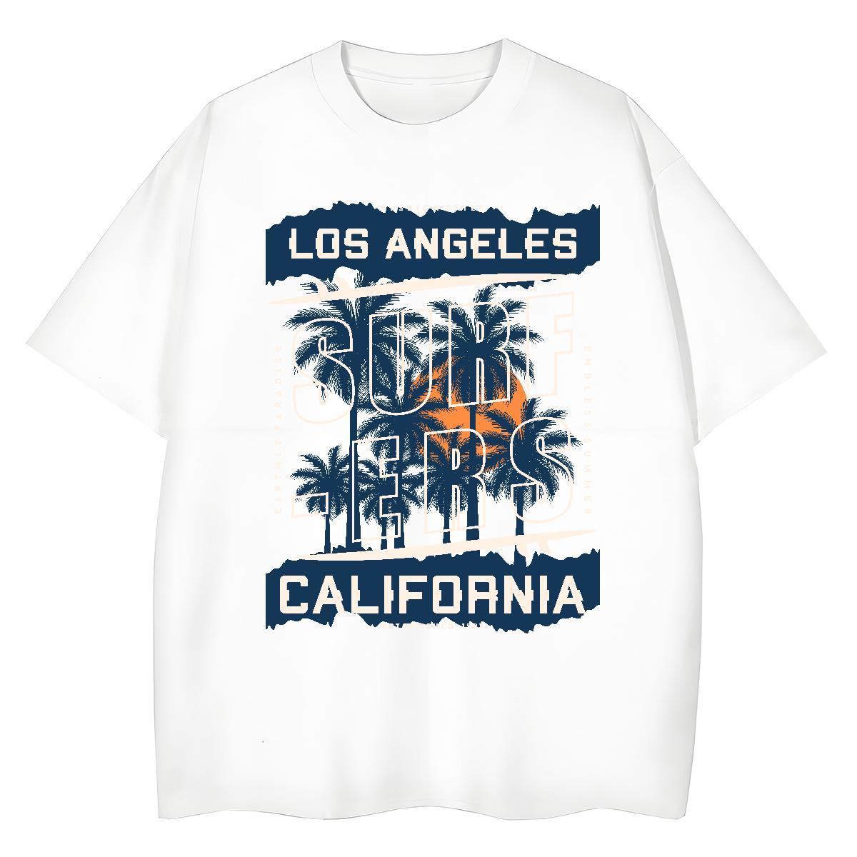 2024 Mens Tshirts tree Daily Outfit 230g Cotton Tees Shirts Breathable Crew Neck Cool Design T shirt Anime