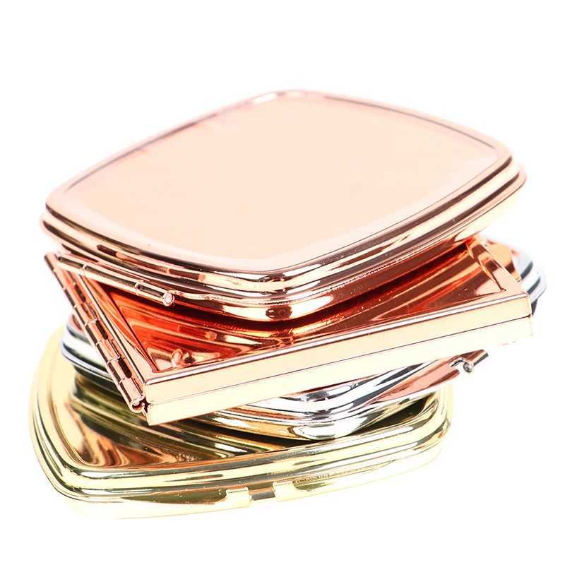Compact Makeup Mirror Cosmetic Magnifying Round Pocket Make Up Mirror Y240819