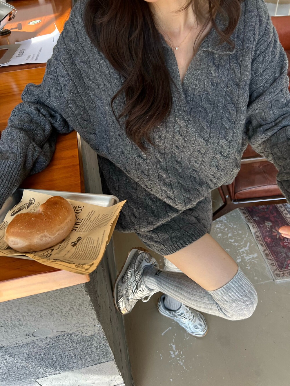 Women's Tracksuits Dropped Shoulder Knit Pants Set Womens Sleeve Knitted Casual Two-piece Sweater Long Sleeve Top Thick Sweaters 240229