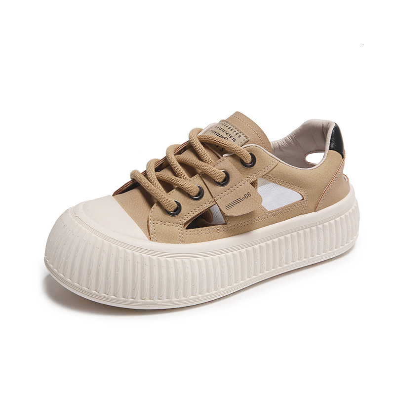 Ddmysports Little White Women S Summer New Korean Edition Instagram Female Student Leisure Ollow Breathable Versatile Board Shoes Street Shoot M OUTDO