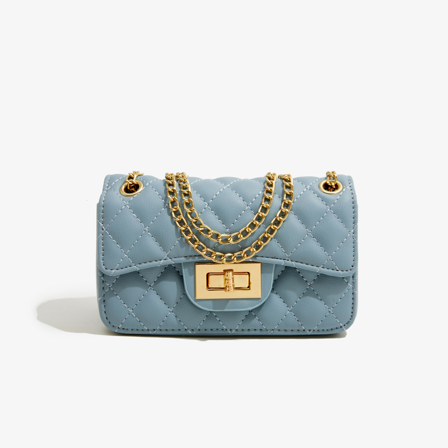 PU Single New Women's Cross Shoulder Small Square French Niche Commuter Bag 94471